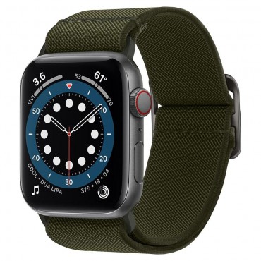 Řemínek Spigen "Fit Lite" pro Apple Watch (42 / 44 / 45 / 46 / 49 mm) - khaki barva