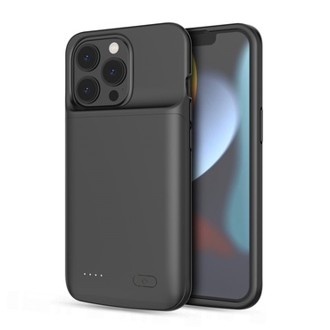 Nabíjecí pouzdro pro Dodatna oprema iPhone 13 Pro Max / Power bank „Battery Pack“ s vestavěnou baterií - černá barva Nabíjecí pouzdro pro Dodatna oprema iPhone 13 Pro Max / Power bank „Battery Pack“ s vestavěnou baterií - černá barva