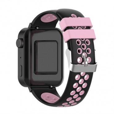 Silikonový řemínek Xiaomi Mi Watch "Dots" - růžový