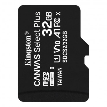 Paměťová karta Kingston Canvas Select Plus Class 10 UHS-I 100MB/s Micro SDXC - 32GB Paměťová karta Kingston Canvas Select Plus Class 10 UHS-I 100MB/s Micro SDXC - 32GB
