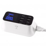 Všestranná dokovací stanice s LED displejem pro velmi rychlé nabíjení 8 zařízení současně