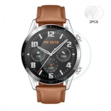 2 balení ochranných skel 0,3 mm pro Huawei Watch GT2 46mm 2 balení ochranných skel 0,3 mm pro Huawei Watch GT2 46mm