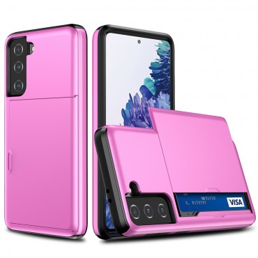 Hibriden TPU pouzdro "Back Slide" pro Samsung Galaxy S21 FE 5G - růžové Hibriden TPU pouzdro "Back Slide" pro Samsung Galaxy S21 FE 5G - růžové