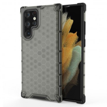 Hybridní TPU obal pro Samsung Galaxy S22 Ultra „Honeycomb“ Hybridní TPU obal pro Samsung Galaxy S22 Ultra „Honeycomb“