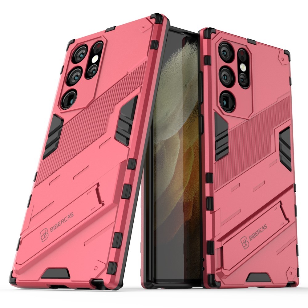 Odolný kryt "Impact Superior" pro Samsung Galaxy S22 Ultra - růžový
