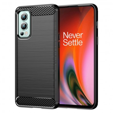 TPU gelový obal pro OnePlus Nord 2 5G „Brushed Carbon“