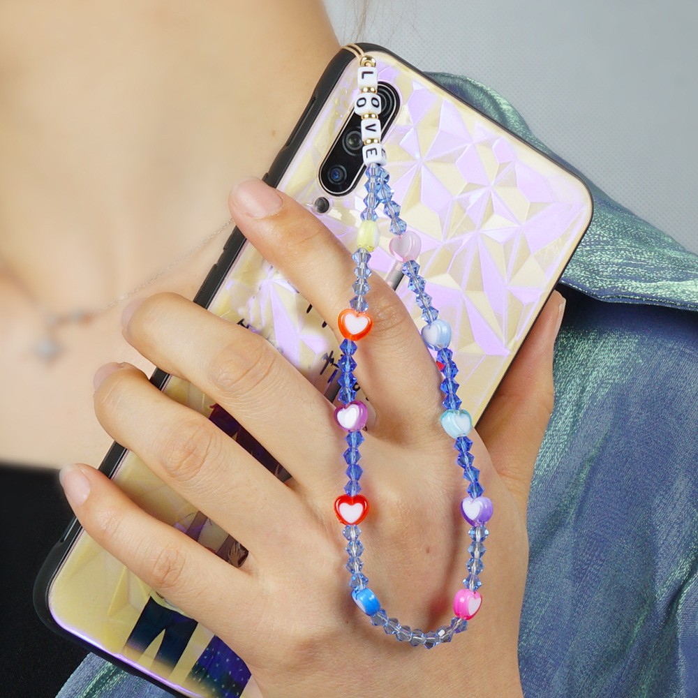 Náramek na telefon Stringie "Crystal Hearts"
