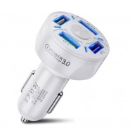 Quadra Fill - nabíječka Quadra se čtyřmi vstupy a protokolem rychlého nabíjení Qualcomm Quick Charge 3.0 - bílá