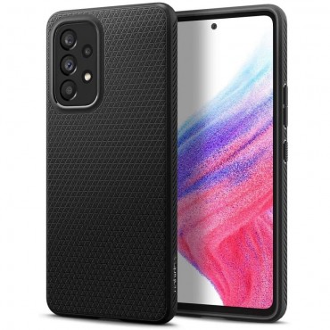 Kryt Spigen "Liquid Air" pro Samsung Galaxy A53 5G - černý Kryt Spigen "Liquid Air" pro Samsung Galaxy A53 5G - černý