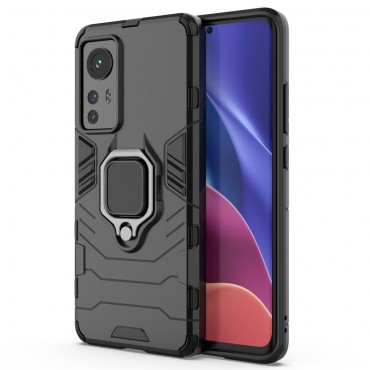 Odolný kryt "Impact X Ring" pro Xiaomi 12 / 12X - černý Odolný kryt "Impact X Ring" pro Xiaomi 12 / 12X - černý