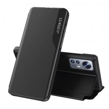 Pouzdro "Edge View" pro Xiaomi 12 / 12X - černé Pouzdro "Edge View" pro Xiaomi 12 / 12X - černé