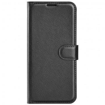 Pouzdro "Litchi" pro Xiaomi 12 Pro - černé Pouzdro "Litchi" pro Xiaomi 12 Pro - černé