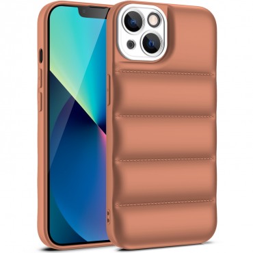 TPU gelový kryt "Air Cushion" pro iPhone 13 Pro - hnědý TPU gelový kryt "Air Cushion" pro iPhone 13 Pro - hnědý