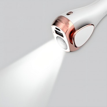 Multifunkční nabíječka do auta React 71 – nabíječka 7v1, která vám zachrání život - bílá