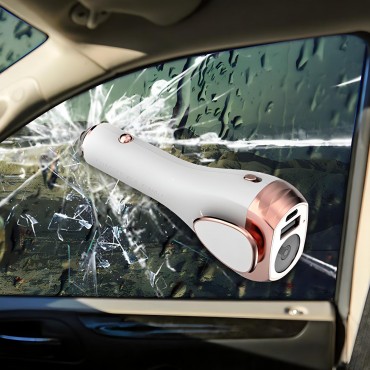 Multifunkční nabíječka do auta React 71 – nabíječka 7v1, která vám zachrání život - bílá