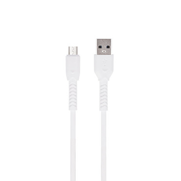 Nabíjecí a datový kabel Micro USB "Max" pro rychlé nabíjení a přenos dat 3A - 1m - bílý Nabíjecí a datový kabel Micro USB "Max" pro rychlé nabíjení a přenos dat 3A - 1m - bílý