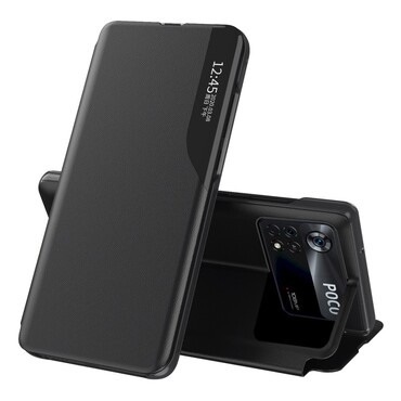 Pouzdro "Edge View" pro Xiaomi Poco X4 Pro 5G - černé Pouzdro "Edge View" pro Xiaomi Poco X4 Pro 5G - černé