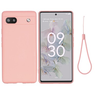 Silikonový kryt pro Google Pixel 6a - růžový Silikonový kryt pro Google Pixel 6a - růžový
