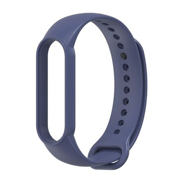 Silikonový řemínek pro hodinky Xiaomi Mi Band 5 / 6 / 7 - tmavě modrý