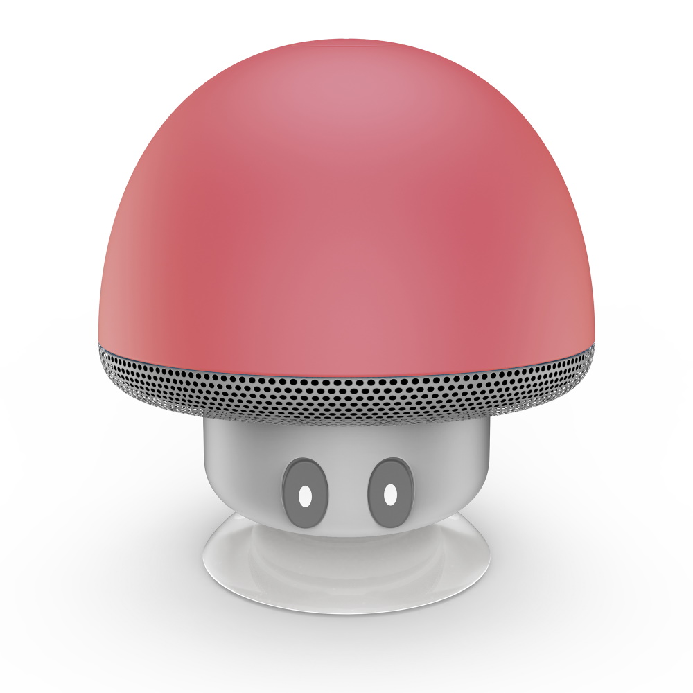 Přenosný Bluetooth reproduktor Setty „Mushroom“ - červený