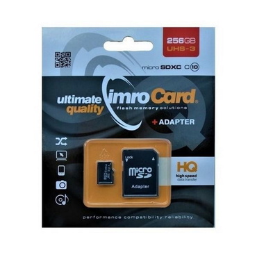 Paměťová karta Imro MicroSDXC UHS-3 Class 10 - 256 GB
