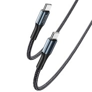 Nabíjecí kabel USB-C na USB-C "Rapid" s rychlým nabíjením a přenosem dat 60W 3A - 1,2 m - černý