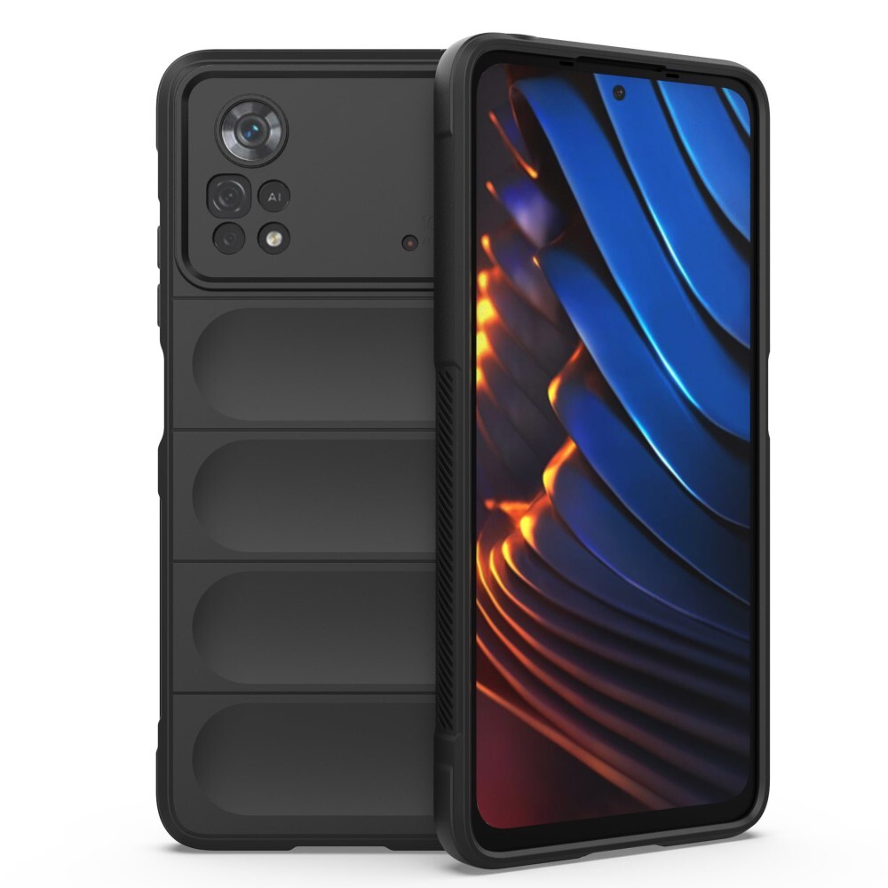 Robustní kryt "Waves" pro Poco X4 Pro 5G - černý