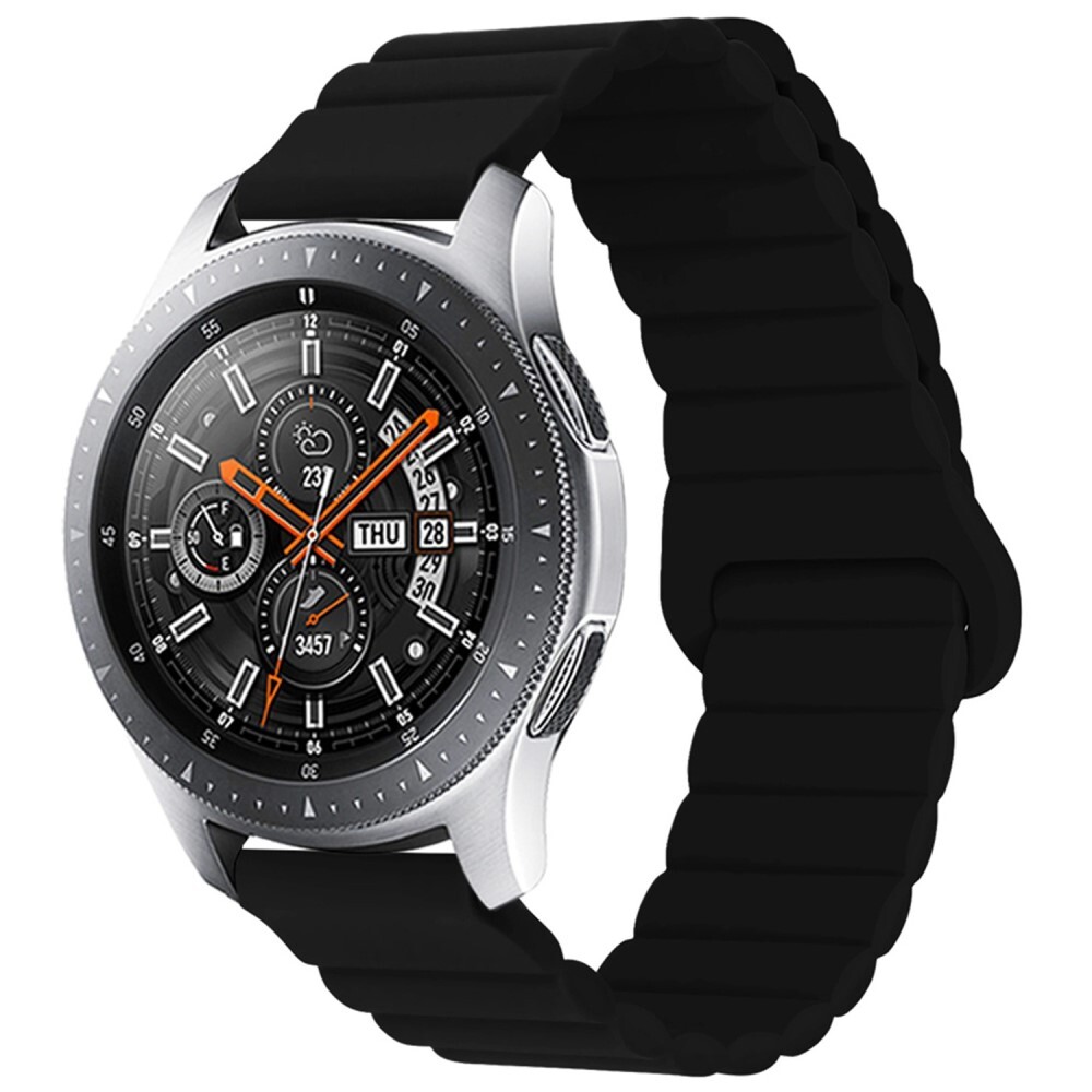 Silikonový řemínek Huawei Watch GT 3 Pro 43 mm s magnetickým zapínáním - černý