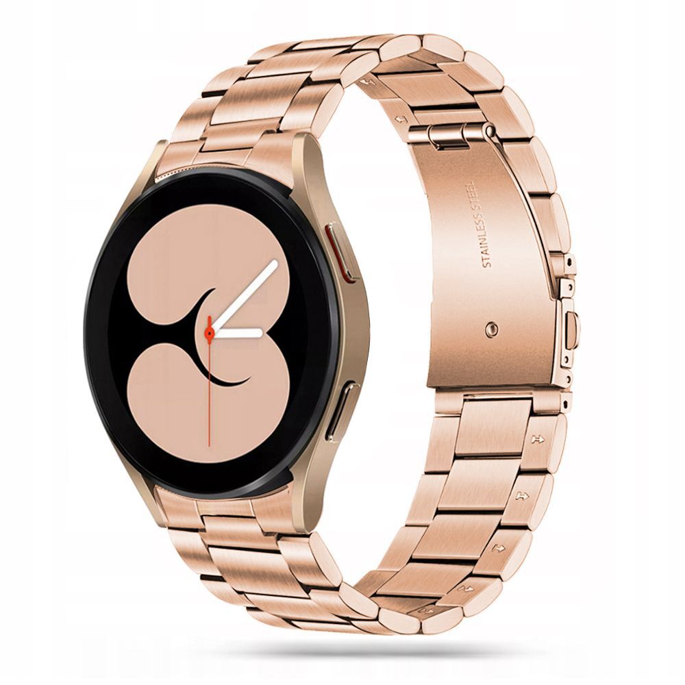 Kovový řemínek z nerezové oceli pro Samsung Galaxy Watch 4 40 / 42 / 44 / 46 mm - zlatý