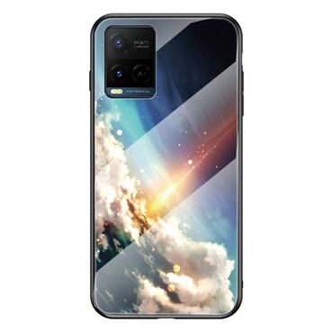 "Falling Meteor" Hybridní kryt z tvrzeného skla pro Vivo Y33s