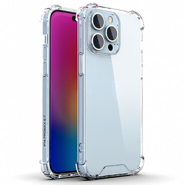 TPU gelový kryt "Guard" pro iPhone 14 Pro - průhledný TPU gelový kryt "Guard" pro iPhone 14 Pro - průhledný
