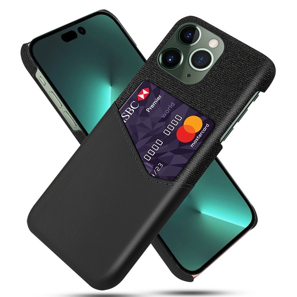 Látkové pouzdro pro iPhone 14 Pro - černé