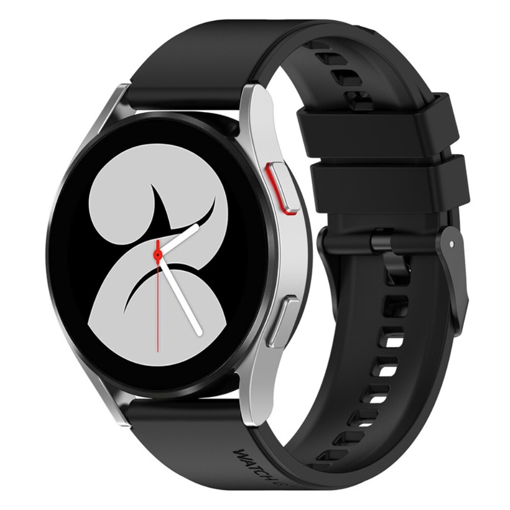 Samsung Galaxy Watch 6 40 mm / 44 mm / Watch 6 Classic 43 mm / 47 mm / Watch 5 40 mm / 44 mm / Watch 5 Pro 45 mm Silikonový řemínek pro hodinky - černý