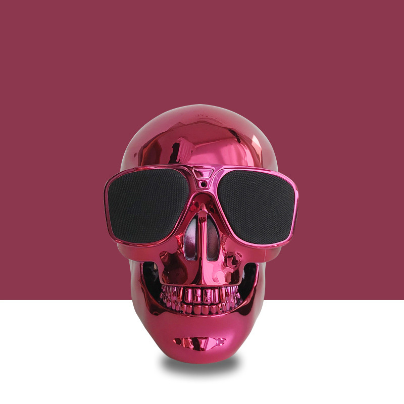 Děsivý Bluetooth reproduktor SkullzMax Pro – hlasitý přenosný reproduktor s podporou USB disků a paměťových karet, se silným zvukem a baterií! - Elektro Rose