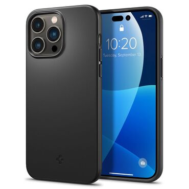 Pouzdro Spigen "Thin Fit" pro iPhone 14 Pro Max - černé Pouzdro Spigen "Thin Fit" pro iPhone 14 Pro Max - černé