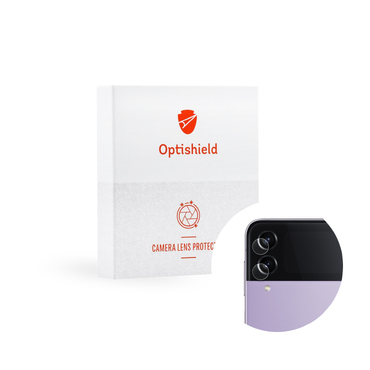 Vysoce kvalitní ochranné sklo zadního fotoaparátu pro Samsung Galaxy Z Flip4 Optishield Pro Vysoce kvalitní ochranné sklo zadního fotoaparátu pro Samsung Galaxy Z Flip4 Optishield Pro