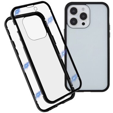 Magnetické pouzdro na celé tělo "Stronghold" pro iPhone 14 Pro Max - Black Magnetické pouzdro na celé tělo "Stronghold" pro iPhone 14 Pro Max - Black