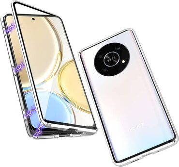 Magnetický celotělový kryt "Stronghold" pro Honor Magic 4 Lite 5G / Honor X9 - stříbrný