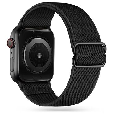 Náhradní řemínek pro Apple Watch 4/5/6/6/7/8/9/SE/Ultra 1/2 (42/44/45/49 mm) "Mellow" - černý