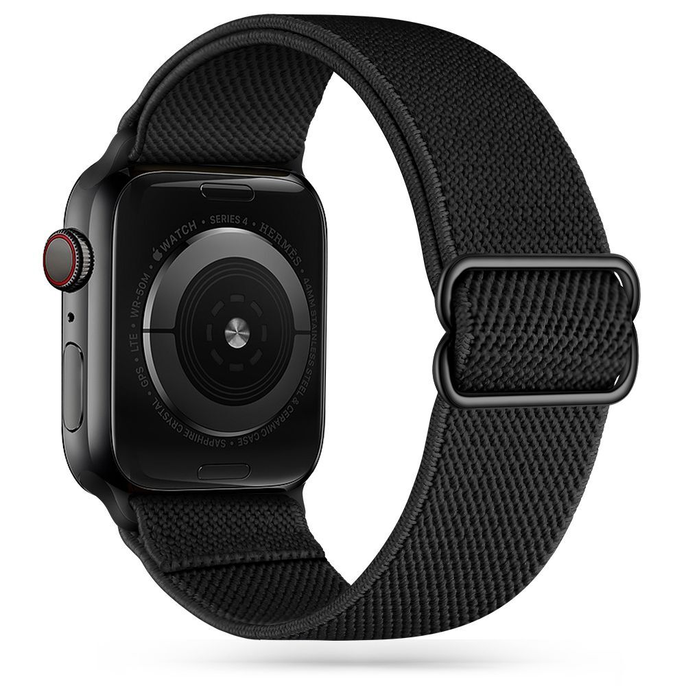 Náhradní řemínek pro Apple Watch 4/5/6/6/7/8/9/SE/Ultra 1/2 (42/44/45/49 mm) "Mellow" - černý