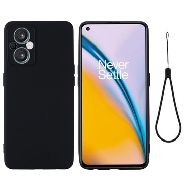 Silikonový kryt pro Oppo Reno7 Lite - černý