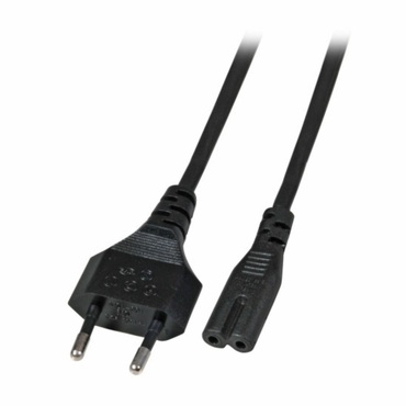 Napájecí kabel "Bipolární" EFB zásuvný bipolární napájecí kabel C7 - 220V - 1,8 m - černý