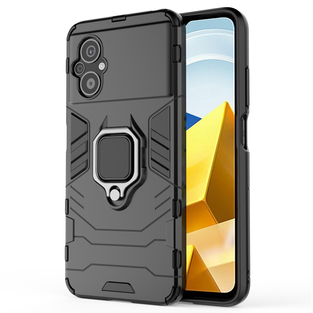 Odolný kryt "Impact X Ring" pro Xiaomi Poco M5 - černý
