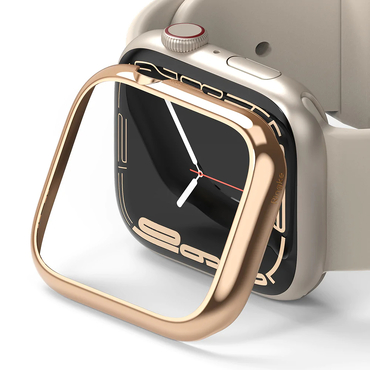 Ochranné pouzdro pro Apple Watch 7/8 45mm Ringke "Bezel Styling" - zlaté