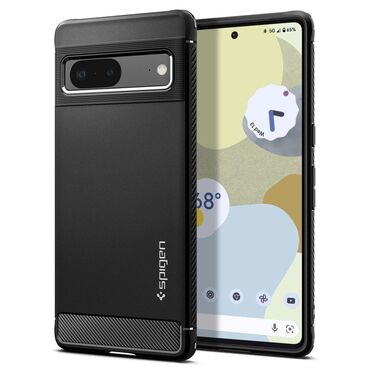 Pouzdro Spigen "Rugged Armor" pro Google Pixel 7 - černé Pouzdro Spigen "Rugged Armor" pro Google Pixel 7 - černé
