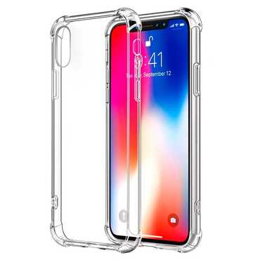 Průhledné TPU pouzdro s extra ochranou hran "Opticase X" od Optishield© pro iPhone X / XS Průhledné TPU pouzdro s extra ochranou hran "Opticase X" od Optishield© pro iPhone X / XS
