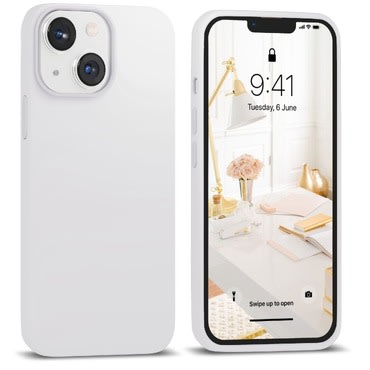 Silikonový obal „Opticase Pastel“ by Optishield© pro iPhone 13 - white Silikonový obal „Opticase Pastel“ by Optishield© pro iPhone 13 - white