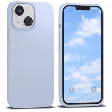 Silikonový obal „Opticase Pastel“ by Optishield© pro iPhone 13 - light blue Silikonový obal „Opticase Pastel“ by Optishield© pro iPhone 13 - light blue
