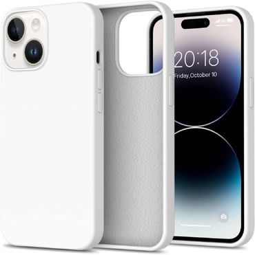 Silikonový obal „Opticase Pastel“ by Optishield© pro iPhone 14 - white Silikonový obal „Opticase Pastel“ by Optishield© pro iPhone 14 - white