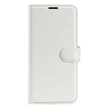 Pouzdro Litchi pro Motorola Moto G22 - bílé Pouzdro Litchi pro Motorola Moto G22 - bílé